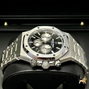 Ap Royal Oak Chronograph 41Mm Stainless Steel Black Dial Montre