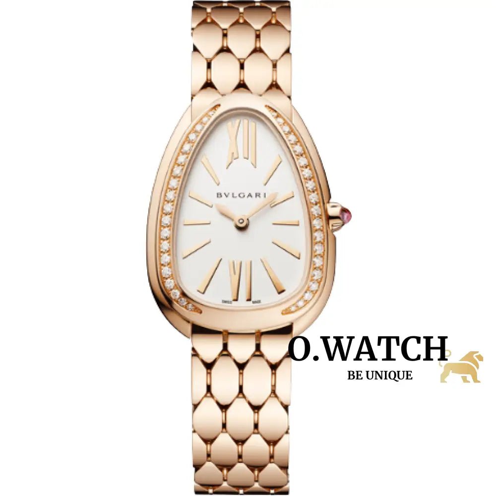 bvlgari-seduttori-rose-gold-white-montre-femme-690 Bvlgari Seduttori Rose Gold White Montre Femme