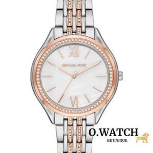 Michael Kors Mk7077 Women’s Mindy Three-Hand Two-Tone Stainless Steel