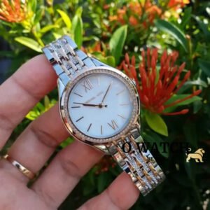 Michael Kors Mk7077 Women’s Mindy Three-Hand Two-Tone Stainless Steel