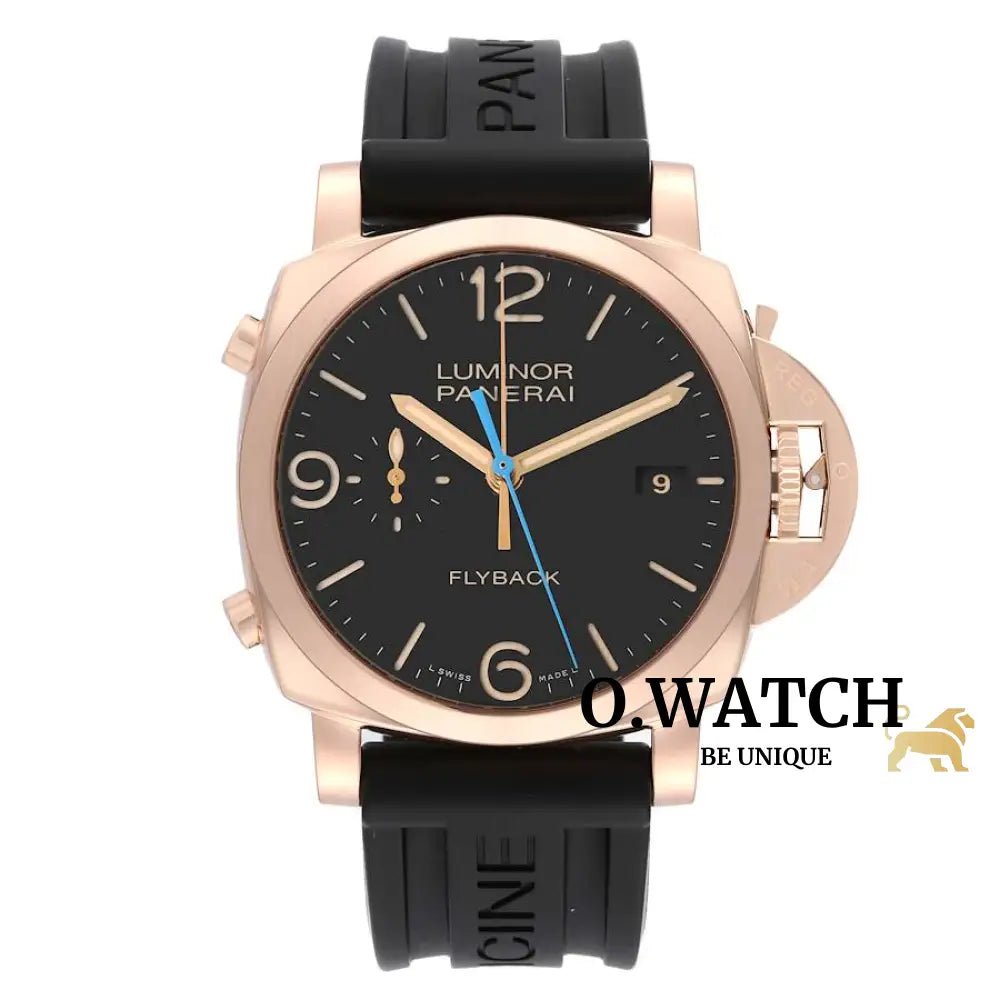 panerai-luminor-1950-flyback-rose-gold-mens-217 Panerai Luminor 1950 Flyback Rose Gold Mens