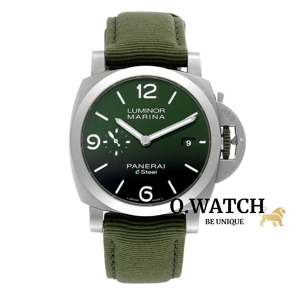 panerai-luminor-marina-verde-smeraldo-steel-mens-127 Panerai Luminor Marina Verde Smeraldo Steel Mens